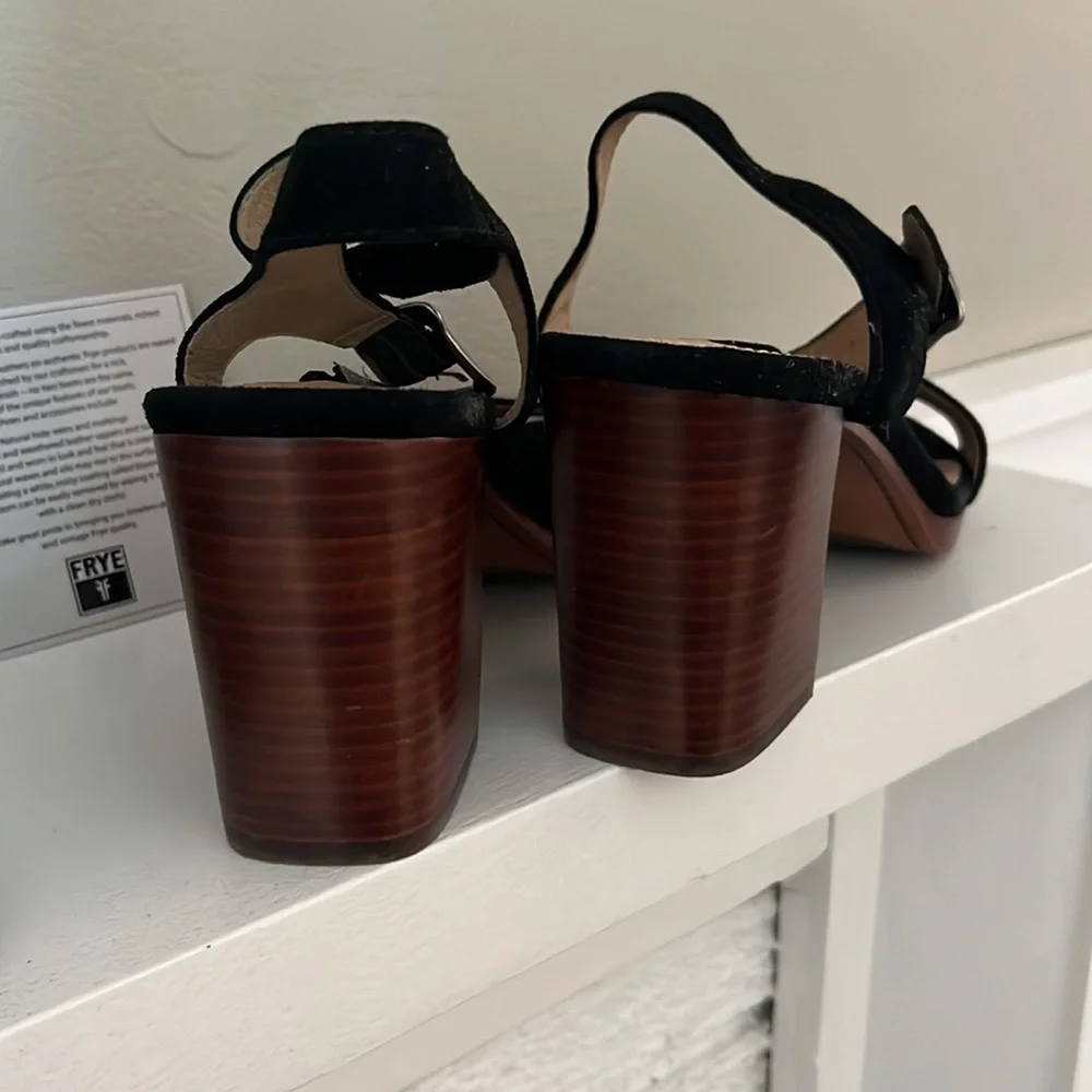 Frye Blake Platform Heels Size 9 - Picture 3 of 9